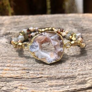Druzy Agate Bracelet